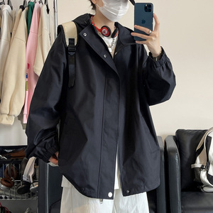 春现货港风防水拉链冲锋衣男潮流夹克个性外套J7208-P48【特价】A图片
