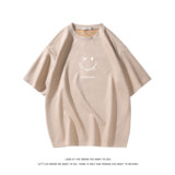 夏季大码潮流休闲美式圆领印花麂皮绒短袖T恤T3392-P22【特价】，男装T恤，电商A007