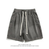 夏新百搭美式星空纹松紧腰水洗牛仔短裤子男DK8497-P32【特价】，男装牛仔裤，电商A007