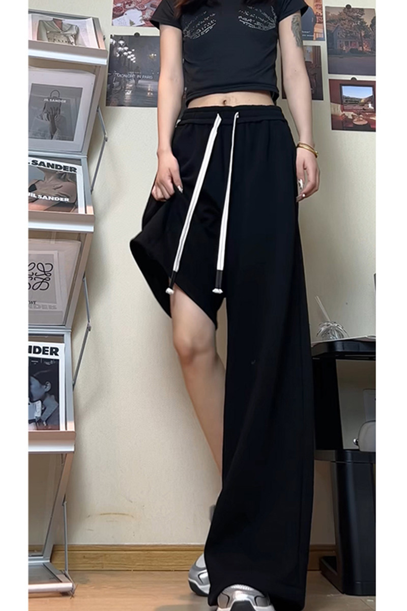 潮流宽松大码直筒拖地裤抽绳休闲裤卫裤运动裤K8589-P40【特价】,男装休闲裤,电商A007