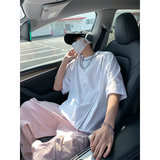 美式复古高级感短袖T恤男女宽松明线设计半袖T3608-P25【特价】，男装T恤，电商A007