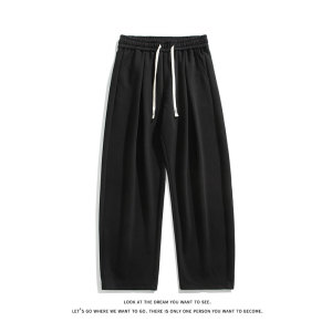 弯刀卫裤休闲裤男潮流大码宽松抽绳运动裤K8566-P40【特价】