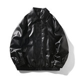 潮流宽松美式复古机车皮衣PU皮夹克外套P7806-P70【特价】A，男装夹克，电商A007