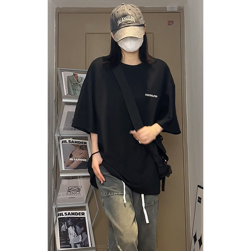 华夫格加绒保暖打底衫男秋冬季国潮刺绣休闲大码内衬上衣长袖T恤,男装T恤,电商A007