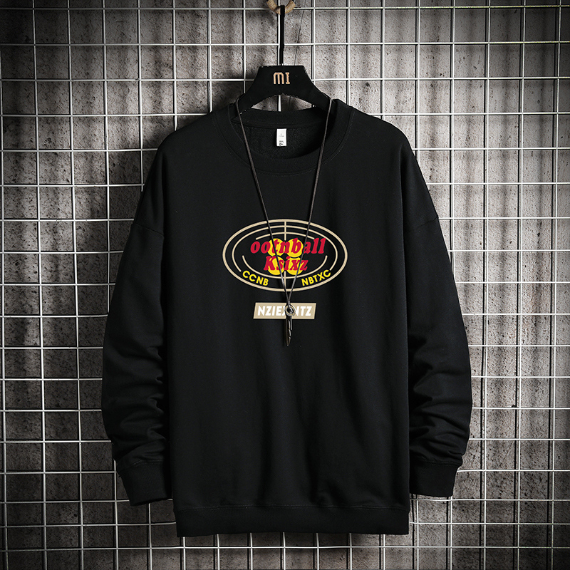 Multi color printed Crew Neck Sweater Japanese mesh hanging beat loose bottoming shirt