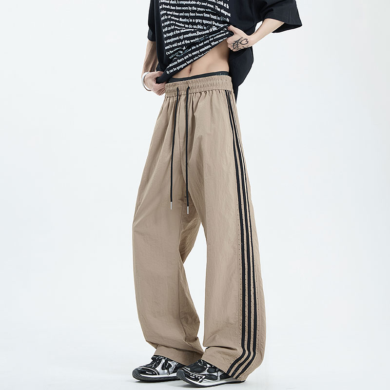 夏季冰丝薄款激光冲孔拖地长裤男运动休闲裤K8530-P30【特价】,男装休闲裤,电商A007