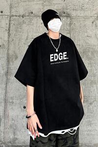 夏季大码休闲潮流美式麂皮绒字母印花短袖T恤T3409-P23【特价】图片