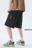 夏季新款刺绣图案五分裤休闲短裤沙滩裤K8400-P27【特价】A，男装牛仔裤，电商A007