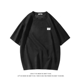 夏季大码休闲潮流美式麂皮绒字母印花短袖T恤T3621-P22【特价】，男装T恤，电商A007