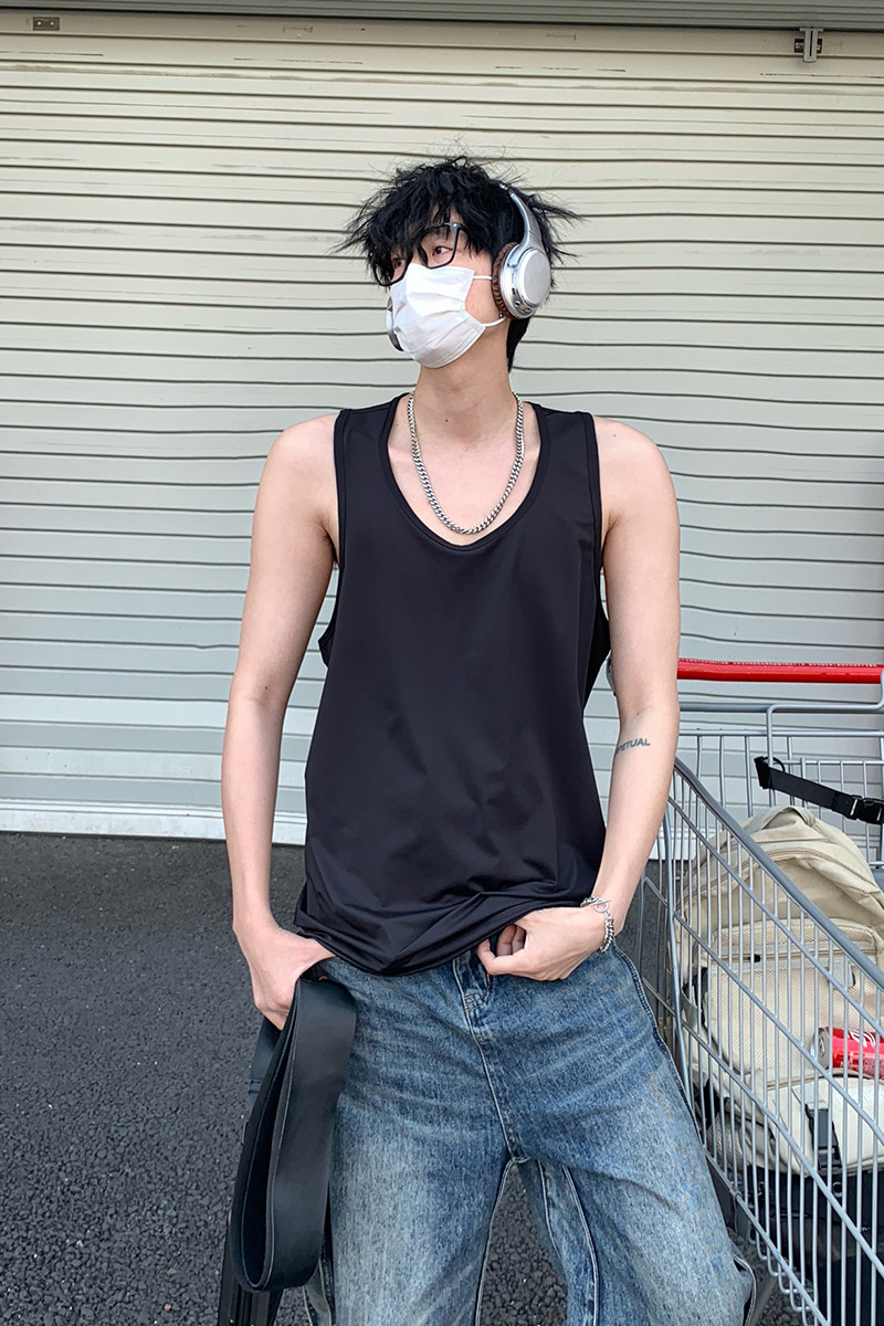 运动背心夏季凉感冰丝速干防晒男士坎肩无袖t恤B3964-P21【特价】,男装背心/马甲,电商A007