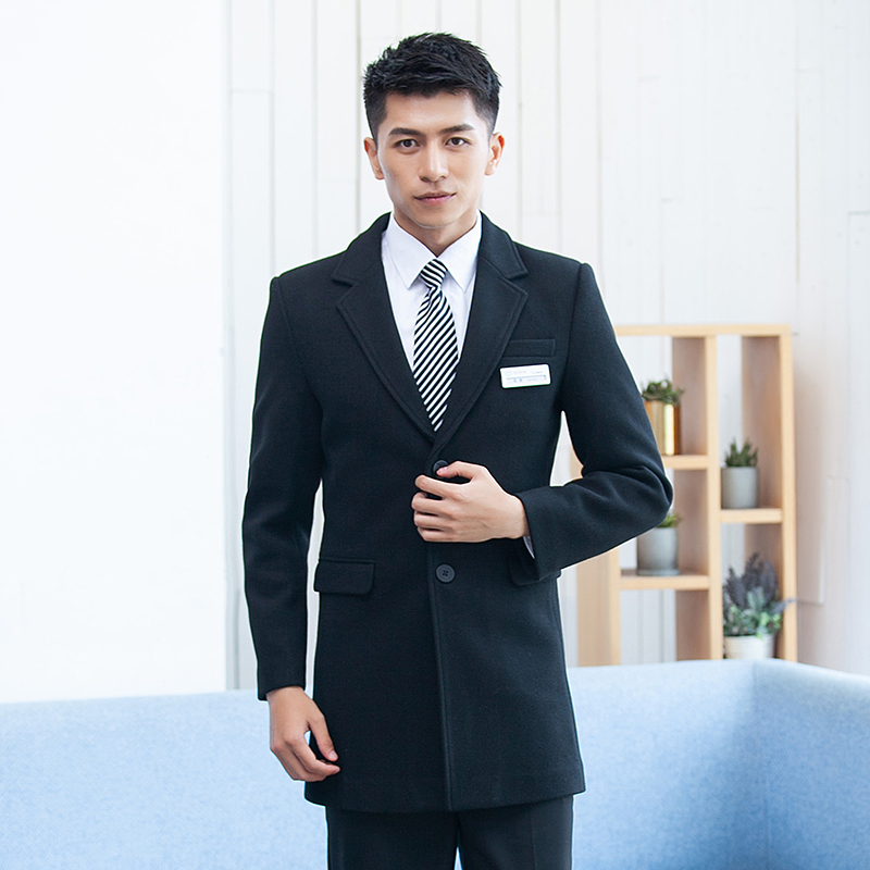 经理酒店男大衣季毛呢大堂工作服外套业务员职业领班秋冬款装中长|msdalam kategori Pakaian Lelaki, menetapkan, seragam Tooling - dari Buy2taobao.com untuk memberikan perkhidmatan ejen Taobao profesional membeli