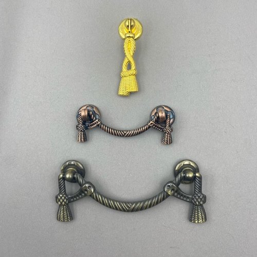 单孔把手锌合金柜门仿古