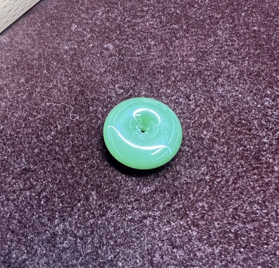 碧玉平安扣吊坠一物一图