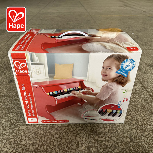 Hape25键机械钢琴家用3-10岁宝宝木质男女孩益智儿童玩具生日礼物