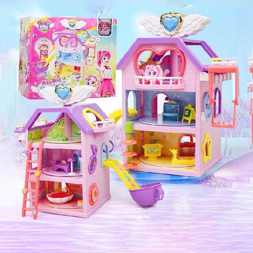 奇妙萌可公主城堡魔法屋套装女孩