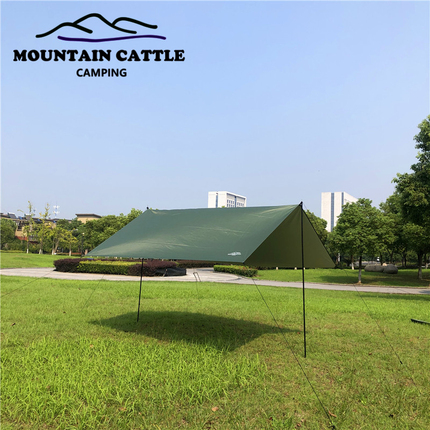 Oxford 3*3 Large Canopy Tent Outdoor Sunshade Sun Protection Rainwater Uv Resistant Fabric with Silver Coating