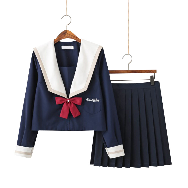 正统白雪姬不良少女英伦风jk制服