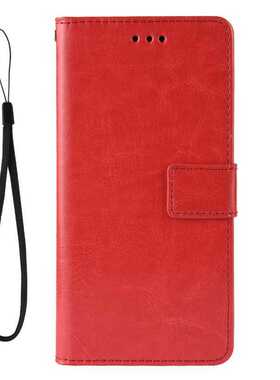 适用OPPO A5/AX5/A3S/R15 Neo/A12E手机壳OPPO A7/AX7/A5S/AX5S/A12翻盖手机皮套插卡钱保护壳疯马纹