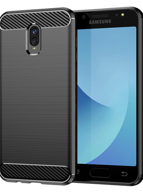 适用三星Galaxy J7 Plus手机壳 Galaxy J7 Refine 2018纤维防摔保护套手机软壳系列