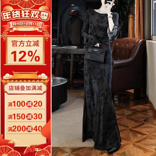 沪小鹿纸样 法式鱼尾裙长裙连衣裙裁剪图缝纫做衣服样板 M83