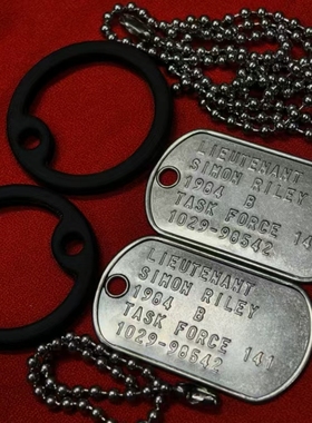 Ghost狗牌SIMON RILEY身份牌周边游戏手办使命召唤项链COD凸版