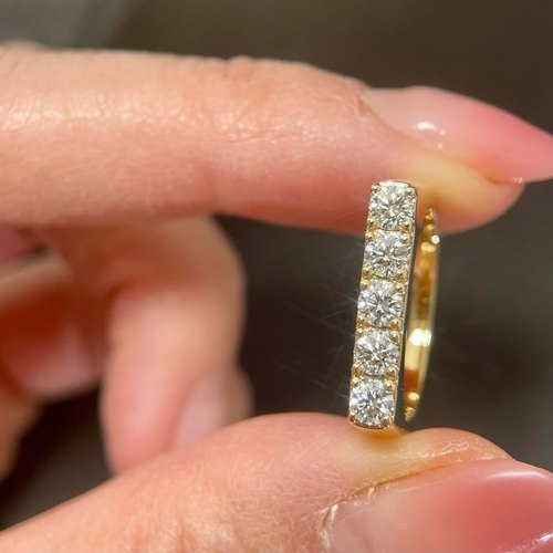 小众设计50分钻石戒指排戒18K