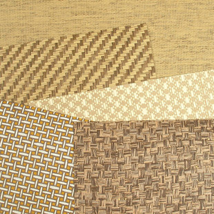 藤编特色贴柜门复古民宿装修新型环保吊顶麻草编植物立体壁纸墙纸