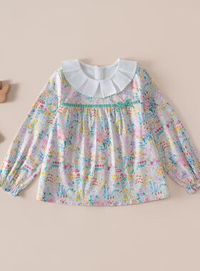 gb好孩子童装26春夏新款专柜正品女长袖上衣打底衬衫1462113B1201