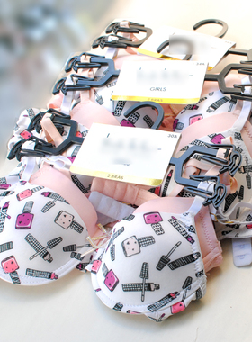 65AA70AA75AA80轻薄杯有钢圈文胸小平胸少女内衣女贫乳文胸凉爽夏