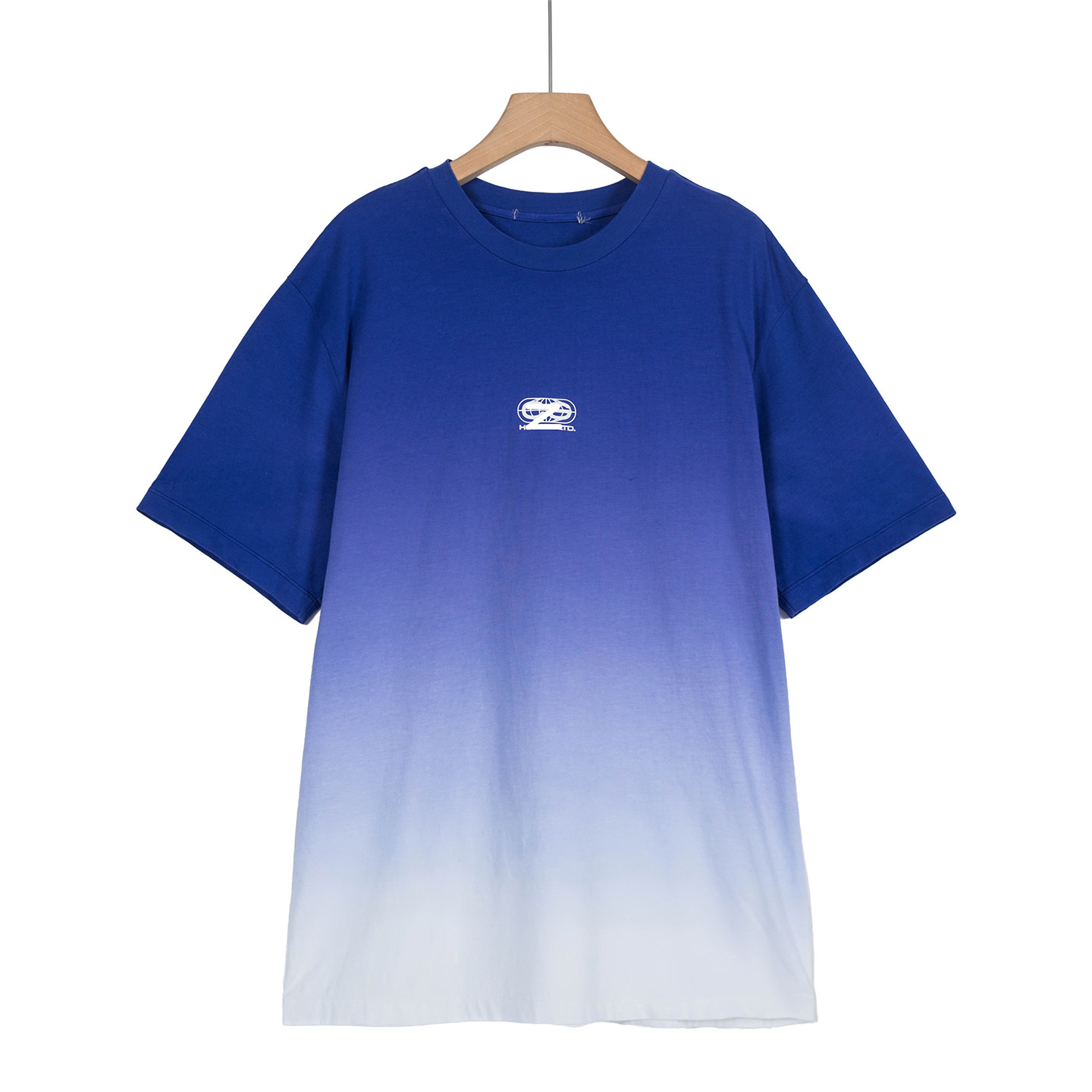 摩系列剪标男装夏季新款清新渐变短袖简约印字T恤CB01TEE009/3-6图片