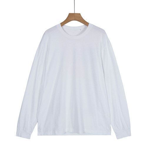 摩系列剪标男装秋季新款潮流后背印花长袖T恤CAI1TEE039/3-102