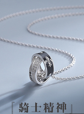 2023年骑士精神项链男士潮牌个性
