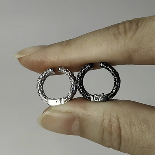 复古无孔耳钉无耳洞高级感轻奢耳骨夹男士无需耳洞耳环免打孔耳饰