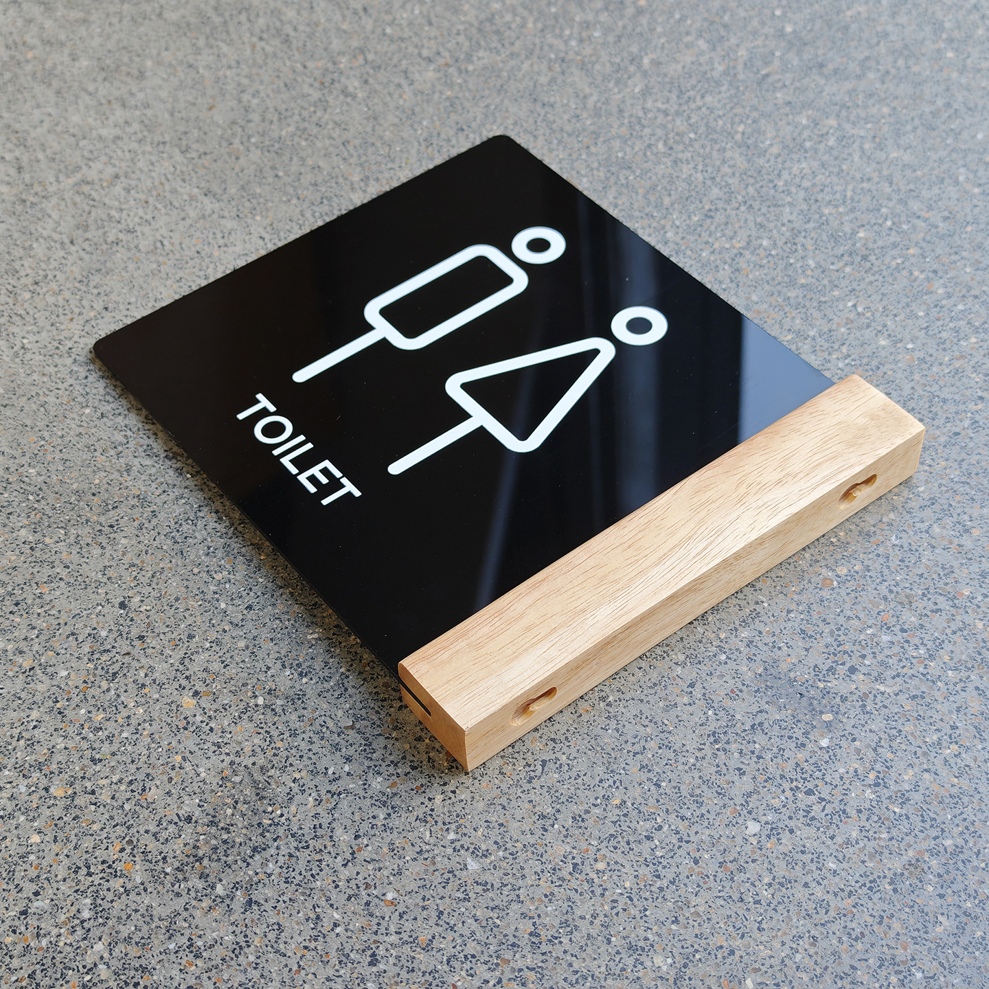 高档男女卫生间指示牌酒店WC厕所标识牌门牌双面侧装洗手间提示牌