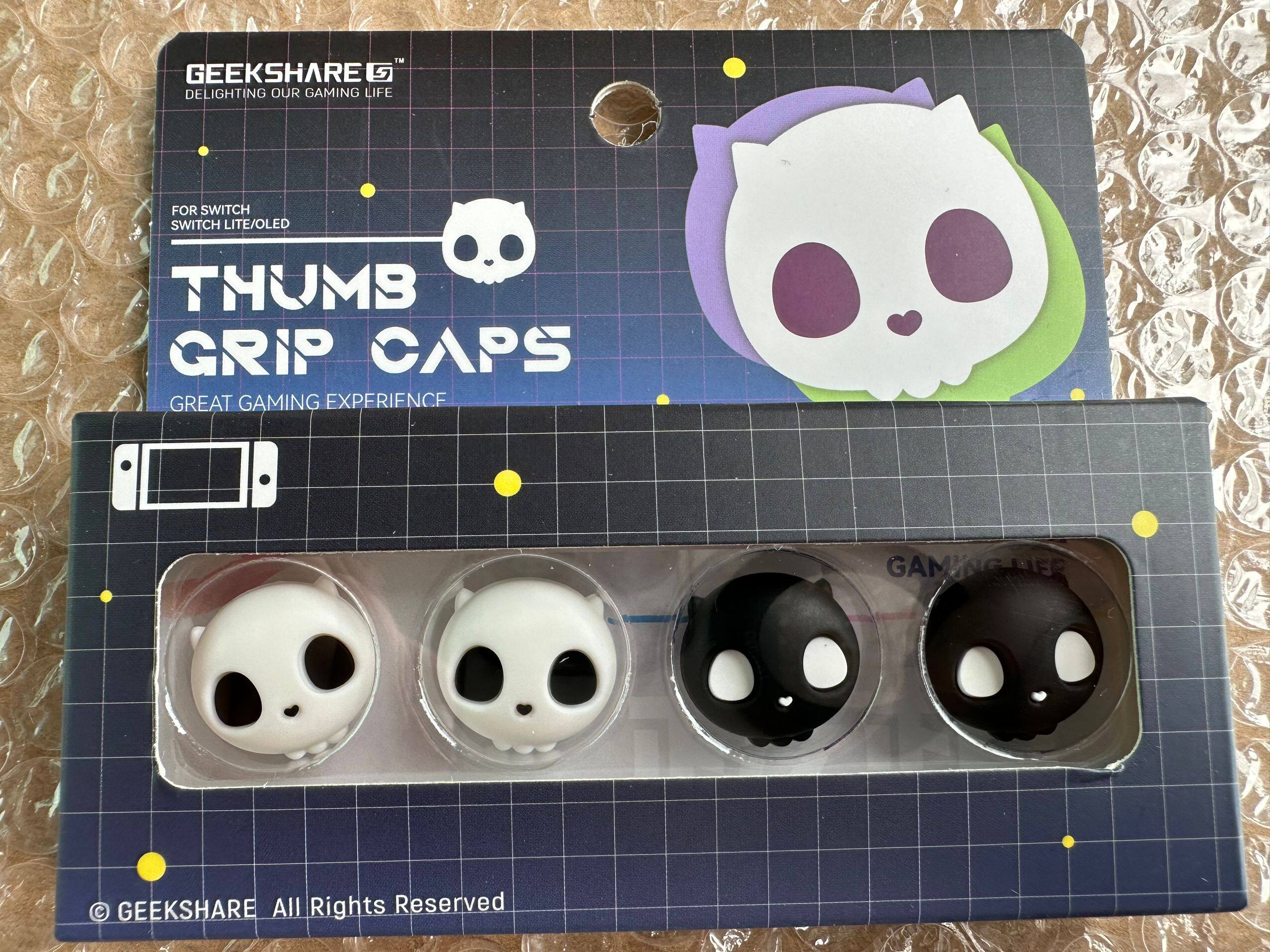 스위치 로커 캡 NS 실리콘 귀여운 해골 키 캡 OLED 핸들 보호 캡 라이트 액세서리가 매우 필요합니다