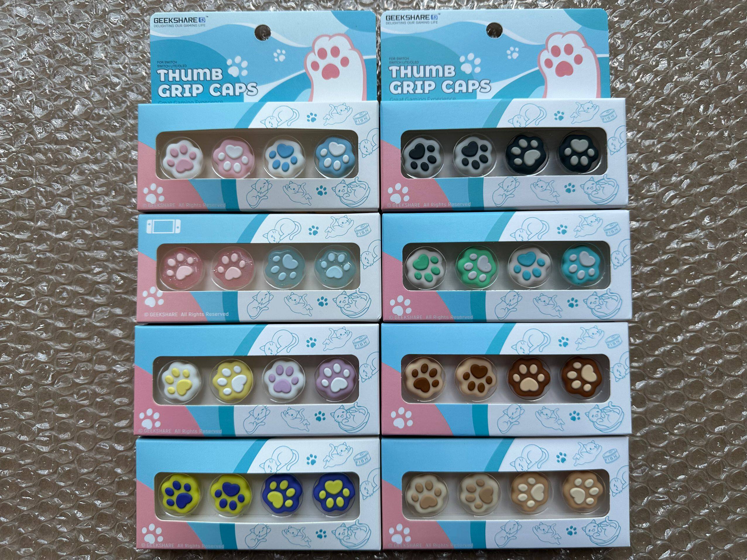 나는 정말로 닌텐도 스위치 로커 캡 NS 실리콘 버튼 캡 OLED 핸들 보호 캡 라이트 고양이 발톱을 원합니다