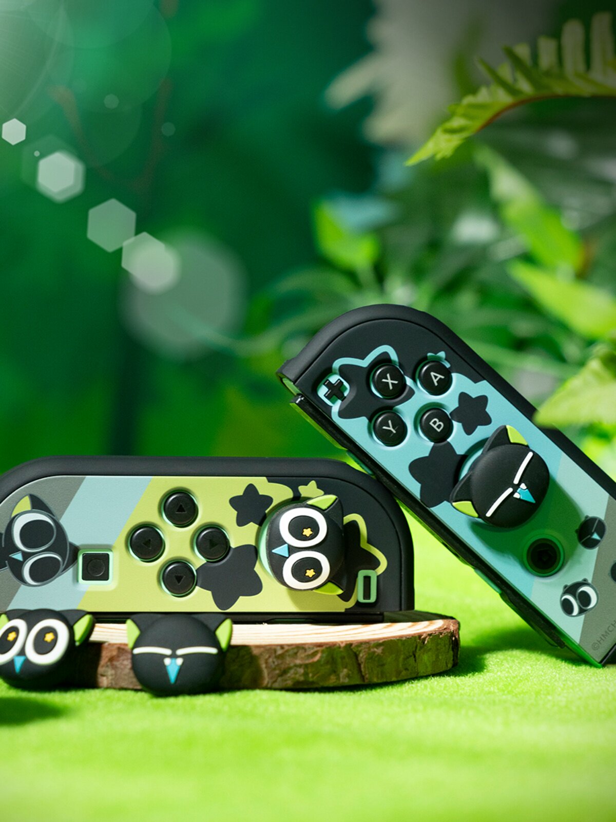 나는 NINTENDO 스위치 로커 캡 LUO XIAOHEI 공동 브랜드 NS 실리콘 핸들 캡 OLED 키 캡 액세서리를 정말로 원합니다
