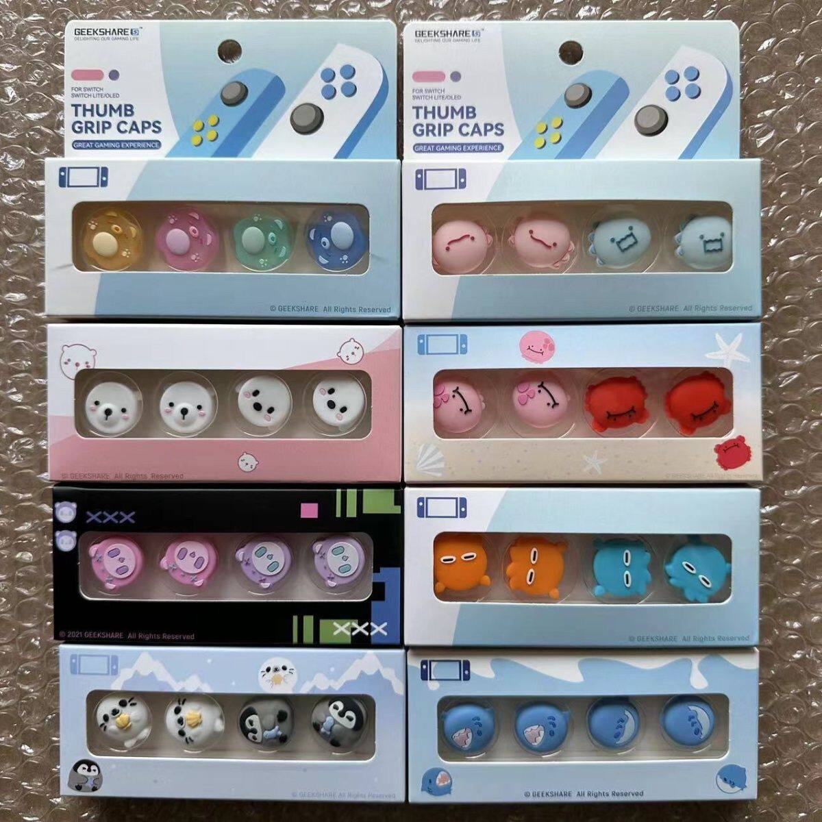 나는 정말로 닌텐도 스위치 로커 캡 NS 실리콘 버튼 캡 OLED 핸들 보호 캡 라이트 액세서리를 원합니다