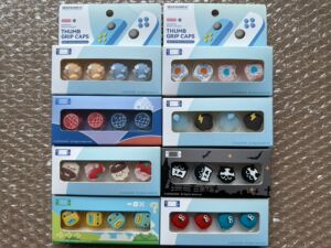 极想switch摇杆帽 ns硅胶可爱狗狗按键帽 oled手柄保护帽lite配件