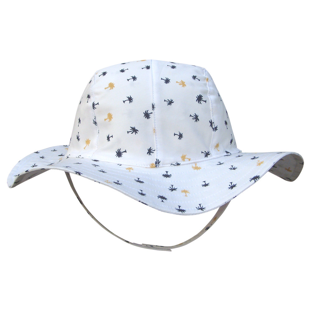 遮阳帽男童夏薄款女童沙滩帽大沿户外防晒太阳帽全棉中大童渔夫帽