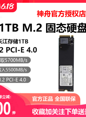 长江存储PC41Q 1TB固态M.2 PCI-E4.0笔记本固态正品保证 神舟拆机