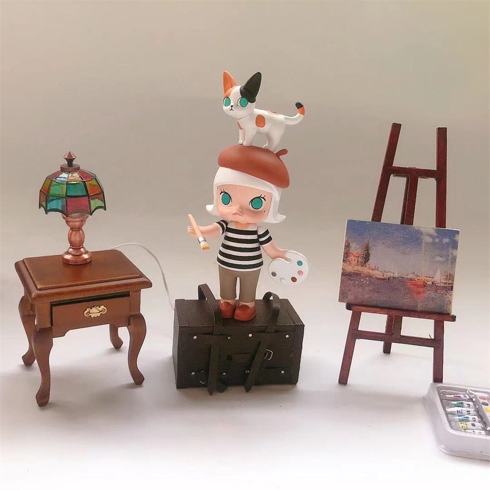 微缩食玩艺术风模型摆件