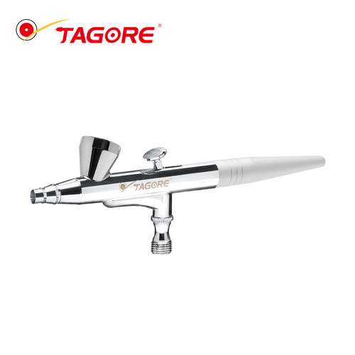 TAGORE 美容化妆笔模型双动外调迷你喷枪蛋糕喷绘喷笔0.2/0.4口径
