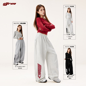 CYRM街舞潮牌跳舞爵士运动裤 嘻哈kpop休闲裤 卫裤 显瘦宽松百搭美式