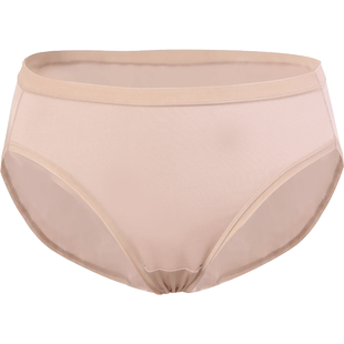 金三塔桑蚕丝内裤女高弹透气舒适包臀中腰红色婚庆三角裤内衣