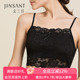 金三塔桑蚕丝女蕾丝短款 吊带防走光抹胸裹胸内衣打底丝滑透气