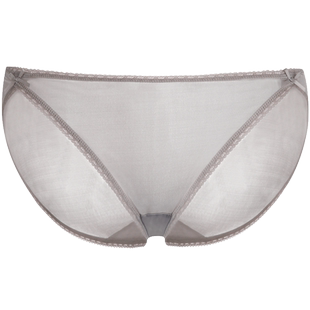 金三塔高开叉真丝内裤100%桑蚕丝低腰内裤女透气舒适无痕三角裤