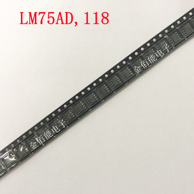 LM75AD,118 温度传感器芯片 贴片SOIC-8 丝印LM75A 原装