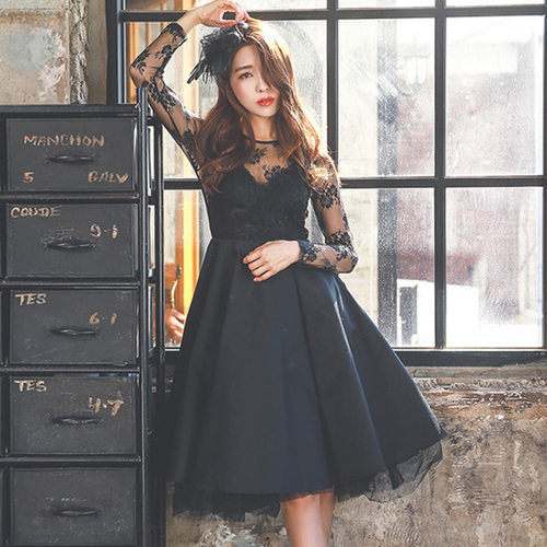 女装胖mm韩版蕾丝显瘦性感连衣裙