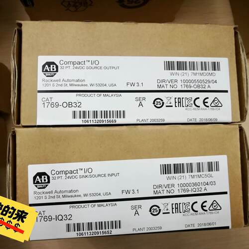 议价1769-OB32 AB罗克韦尔工控模块 工业自动化控制输模块维修